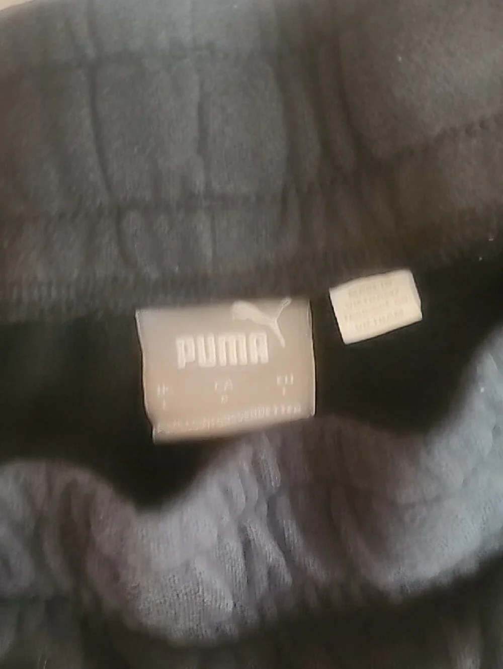Puma Black Men's Athletic Shorts with White Puma Logos